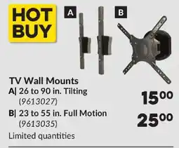 Princess Auto TV Wall Mounts offer