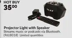 Princess Auto Projector Light with Speaker offer