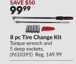 Princess Auto 8 pc Tire Change Kit offer