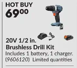 Princess Auto Brushless Drill Kit offer