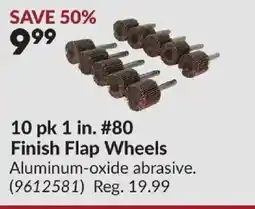 Princess Auto 10 pk 1 in. #80 Finish Flap Wheels offer