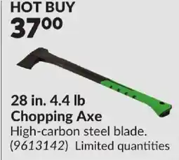 Princess Auto 28 in. 4.4 lb Chopping Axe offer