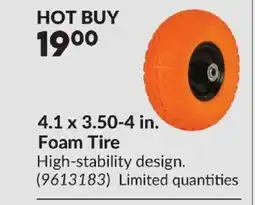 Princess Auto 4.1 x 3.50-4 in Foam Tire offer