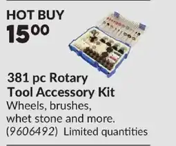 Princess Auto 381 pc Rotary Tool Accessory Kit offer