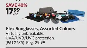 Princess Auto Flex Sunglasses, Assorted Colours offer