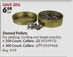 Princess Auto Domed Pellets offer