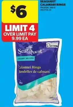 Real Canadian Superstore Seaquest calamari rings offer