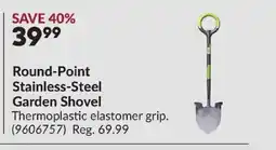 Princess Auto Round-Point Stainless-Steel Garden Shovel offer