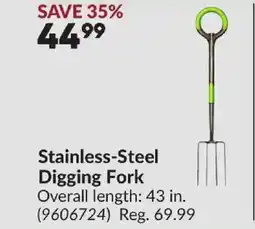 Princess Auto Stainless-Steel Digging Fork offer