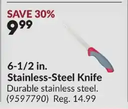 Princess Auto Stainless-Steel Knife offer