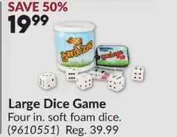 Princess Auto Large Dice Game offer
