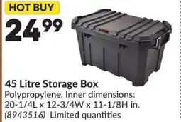Princess Auto Storage Box offer