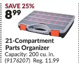 Princess Auto 21-Compartment Parts Organizer offer
