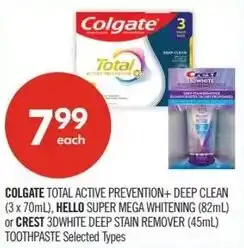 Shoppers Drug Mart Colgate hello or crest offer