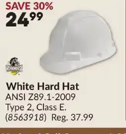 Princess Auto White Hard Hat offer