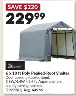 Princess Auto Poly Peaked-Roof Shelter offer