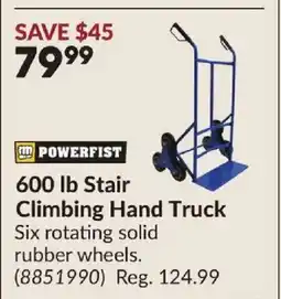 Princess Auto POWERFIST Stair Climbing Hand Truck offer