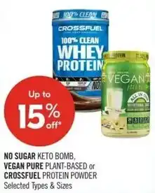 Shoppers Drug Mart No sugar vegan pure or crossfuel offer