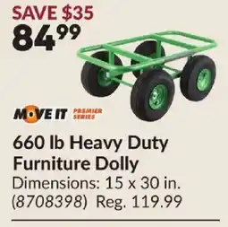Princess Auto MOVE IT Heavy Duty Furniture Dolly offer