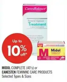 Shoppers Drug Mart Midol or canesten offer