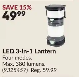 Princess Auto LED 3-in-1 Lantern offer