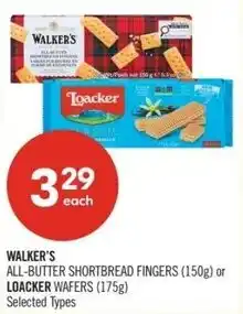Shoppers Drug Mart Walkers or loacker offer