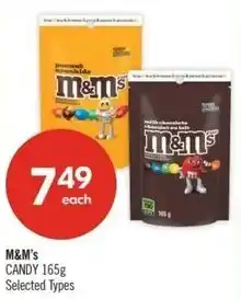 Shoppers Drug Mart M&Ms offer