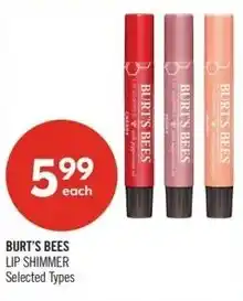 Shoppers Drug Mart Burts bees offer