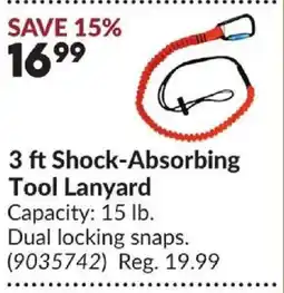 Princess Auto Shock-Absorbing Tool Lanyard offer