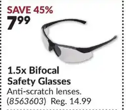 Princess Auto 1.5x Bifocal Safety Glasses offer