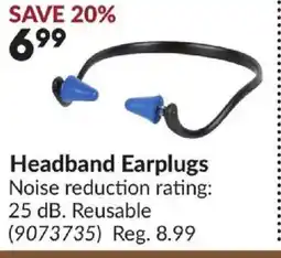 Princess Auto Headband Earplugs offer