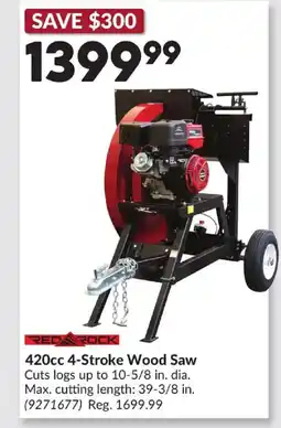 Princess Auto 420cc 4-Stroke Wood Saw offer
