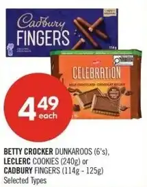 Shoppers Drug Mart Betty crocker leclerc or cadbury offer