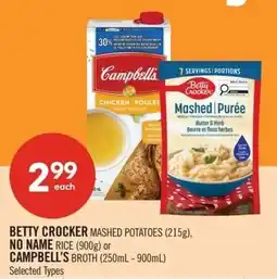 Shoppers Drug Mart Betty crocker no name or campbells offer