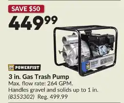 Princess Auto POWERFIST 3 in. Gas Trash Pump offer