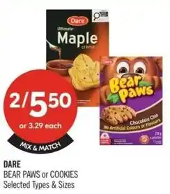 Shoppers Drug Mart Dare offer