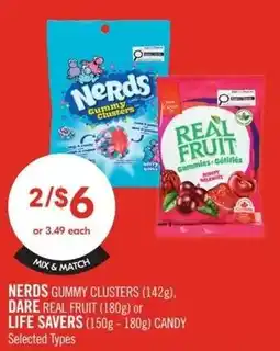 Shoppers Drug Mart Nerds dare or life savers offer