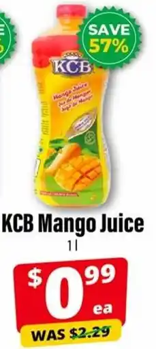 Iqbal Foods KCB Mango Juice offer