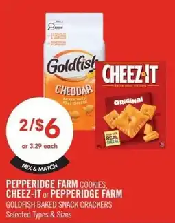 Shoppers Drug Mart Pepperidge farm cheez it or pepperidge farm offer