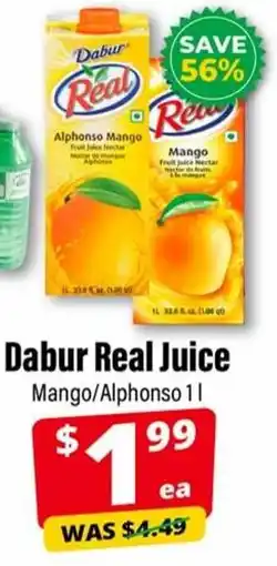 Iqbal Foods Dabur Real Juice offer