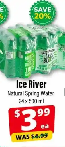 Iqbal Foods Ice River Natural Spring Water offer