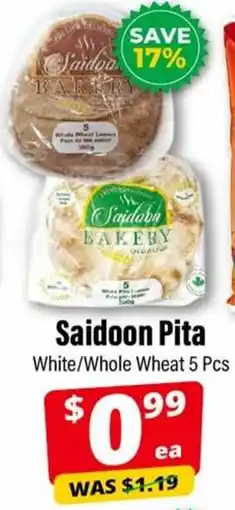 Iqbal Foods Saidoon Pita offer