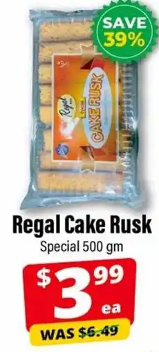 Iqbal Foods Regal Cake Rusk offer