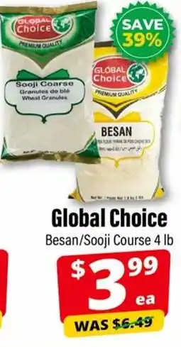 Iqbal Foods Global Choice Besan/Sooji Course offer