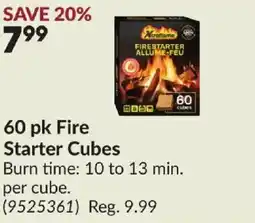 Princess Auto Starter Cubes offer
