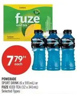 Shoppers Drug Mart Powerade fuze offer