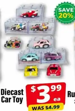 Iqbal Foods Diecast car toy offer