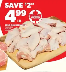 Loblaws Split chicken wings offer