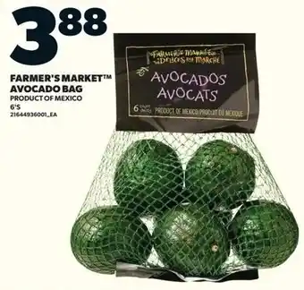 Loblaws Farmer's market avocado bag offer