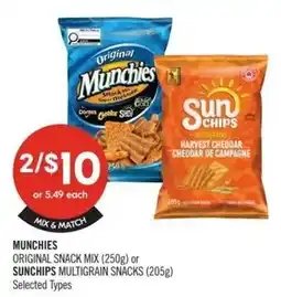 Shoppers Drug Mart Munchies or sunchips offer